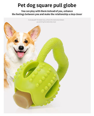 TPR Pet Toys Interactive Training Toys Leaky Food Toy Comfort Dog Chew Ball