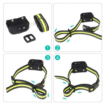 Outdoor Remote Control Dog Training Collars Rechargeable Dog Bark Training Collar