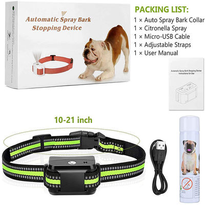 Outdoor Remote Control Dog Training Collars Rechargeable Dog Bark Training Collar
