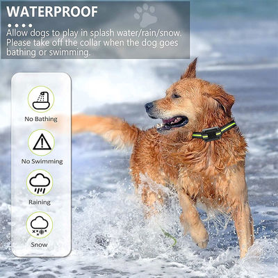 Outdoor Remote Control Dog Training Collars Rechargeable Dog Bark Training Collar