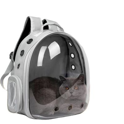Portable Space Capsule Pet Carrier Back Pack Breathable Clear Bubble Cat Backpack