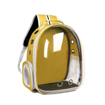 Portable Space Capsule Pet Carrier Back Pack Breathable Clear Bubble Cat Backpack