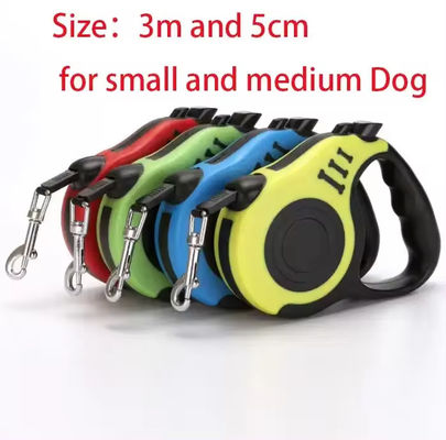Customizable Plastic Reflective Pet Retractable Leash For Dog Vest Leash