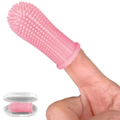 Soft Silicone Pet Toothbrush Easy Cleaning Dog Finger Toothbrush