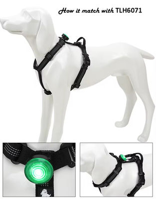 Waterproof Pet Tag Safety Flashing Glow Light LED Blinking Dog Collar Light