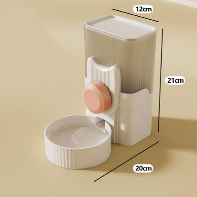 Automatic Pet Cage Hanging Water Dispenser Feeder Double Bowl For Cat And Dog