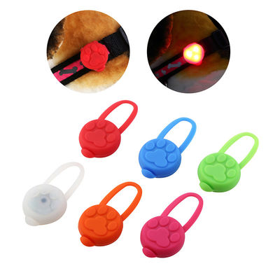 Waterproof Silicone LED Light Pet Collar Clip On Light Dog Collar Pet Safety Night Light