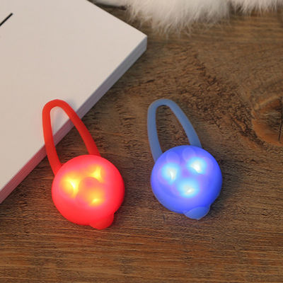 Waterproof Silicone LED Light Pet Collar Clip On Light Dog Collar Pet Safety Night Light