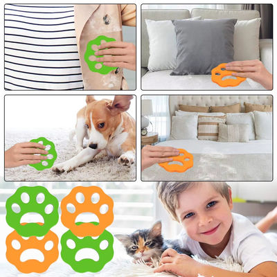 4 Pack Pet Cleaning Tools Reusable Laundry Pet Hair Catcher Dog Hair Lint Catcher