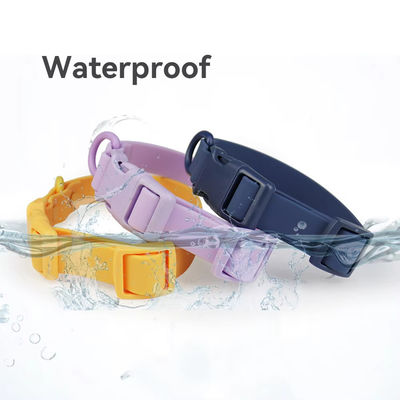 Custom Logo Color PVC Pet Collar Waterproof Silicone Dog Collar And Leash Set