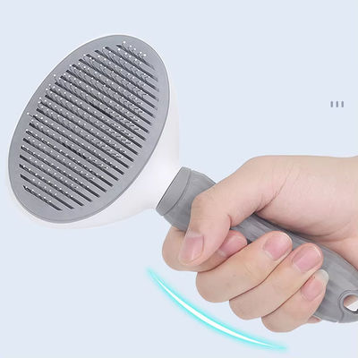 Multi Color Cat Pet Cleaning Tools Self Cleaning Dog Hair Brush Pet Grooming Brush