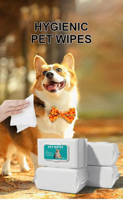 OEM ODM Soft Pet Wet Wipes For Cleaning Dogs Paw Face Eye