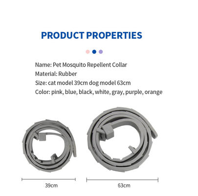 Silicone Solid Pet Collars Pet Treatment Anti Flea And Tick Collar For Dogs And Cats
