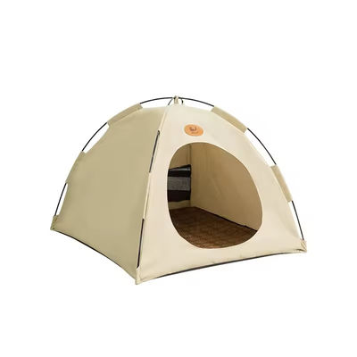 Detachable Canvas Pet Beds Animals Bed Tent Camping Dog Tent House Kennel