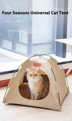 Detachable Canvas Pet Beds Animals Bed Tent Camping Dog Tent House Kennel