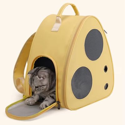 Luxury Pet Carrier Bag Travel Airline Approved Dog Cat Travel Backpack With Window