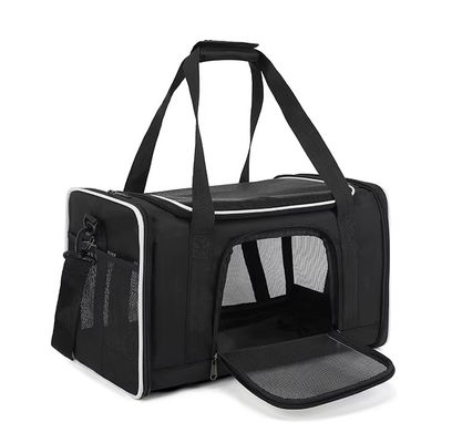 Canvas Polyester Outing Foldable Dog Backpack Travel Cat Carrier Shoulder Bag