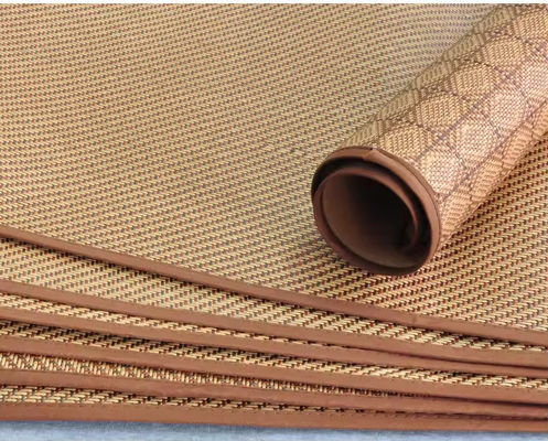 Washable Summer Pet Sleeping Mat Rattan Self Cooling Pad For Dogs
