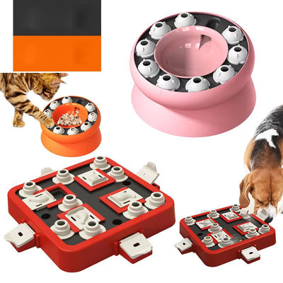 Plastic Pet Slow Food Bowl Pet Slow Eating Bowl Food Dispenser Toy Cat Slow Feeder Toy