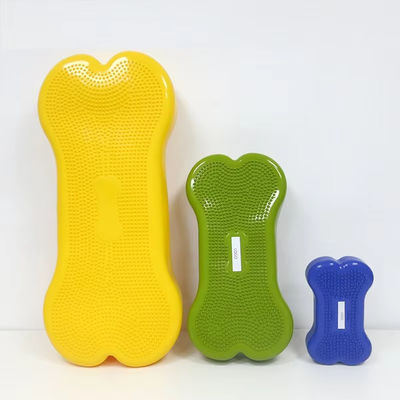 PVC Inflatable Pet Training Products Cartoon Dog Disc Dog Bone Toy For Balance Training