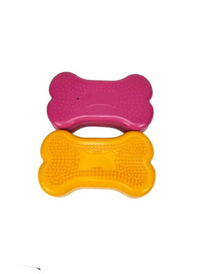 PVC Inflatable Pet Training Products Cartoon Dog Disc Dog Bone Toy For Balance Training