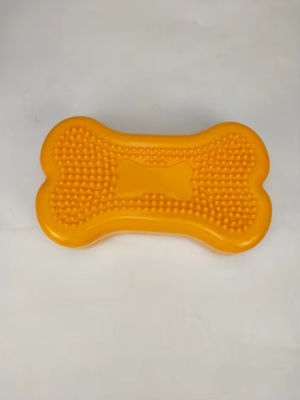 PVC Inflatable Pet Training Products Cartoon Dog Disc Dog Bone Toy For Balance Training