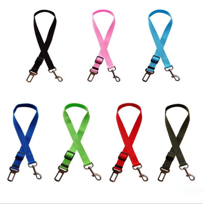 Adjustable Nylon Pet Seat Belt Leash Small Medium Dog Car Harness Seat Belt