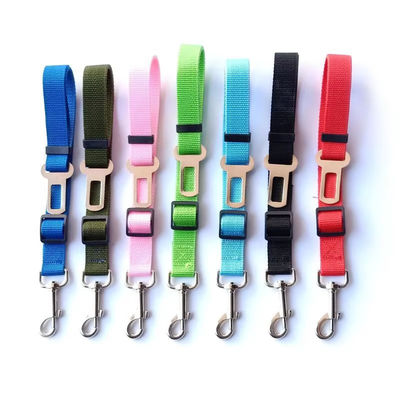 Adjustable Nylon Pet Seat Belt Leash Small Medium Dog Car Harness Seat Belt