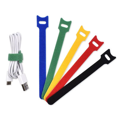 Reusable Hook And Loop Cable Ties Down Straps Adjustable Adhesive Backed