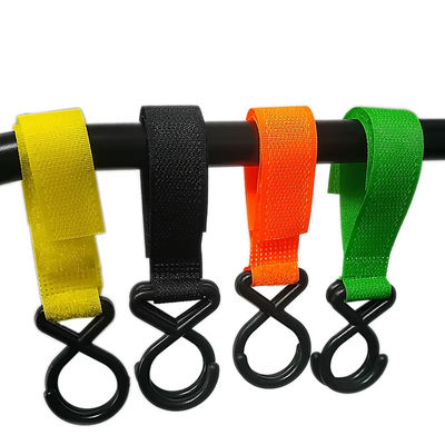Colorful Hanging Stroller Hooks Reusable Flexible Hook Loop Holder Hook Hanger Strap