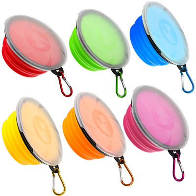 450ml Collapsible Pet Bowls Silicone Dog Bowl Folding Puppy Food And Water Bowls