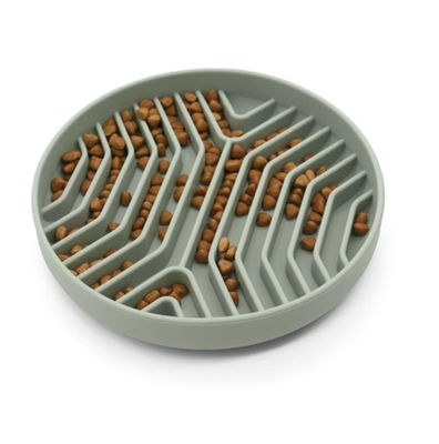 Silicone Slow Pet Food Bowl Non Slip Non Displacement Dog Slow Eating Bowl