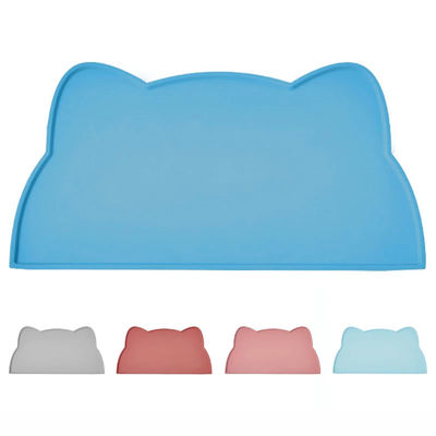 Waterproof Silicone Pet Feeding Mat Floor Non Skid Pet Feeding Placemat For Cat Dog