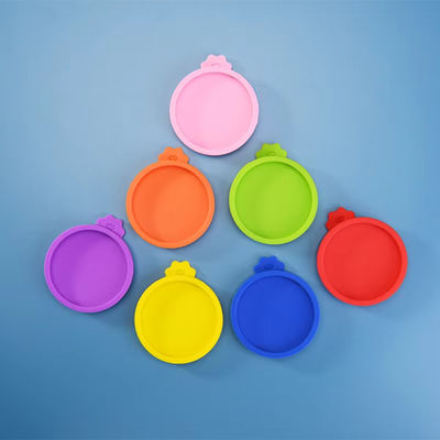 BPA Free Silicone Dog Food Can Covers Pet Food Can Lid 1 Fit 3 Standard Size Food Cans