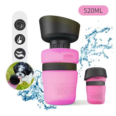 Portable Squeeze Type Pet Bowls Going Out 500ml Cat Dog Water Drinking Bottle