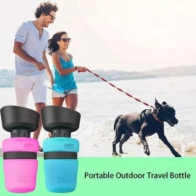 Portable Squeeze Type Pet Bowls Going Out 500ml Cat Dog Water Drinking Bottle