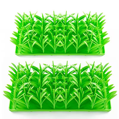 Safe Non Toxic Grass Food Mat Silicone Sniffing Mat For Dogs Hide And Seek Feeder Mat