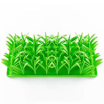 Safe Non Toxic Grass Food Mat Silicone Sniffing Mat For Dogs Hide And Seek Feeder Mat