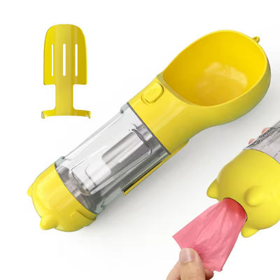Leak Proof 4 In 1 Portable Dog Water Bottle Dog Multifunctional Travel Water Bottle