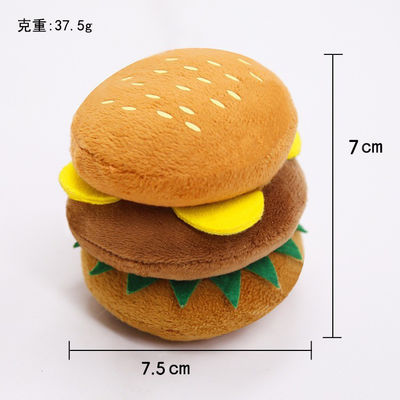 Interactive Plush Pet Toys Chewing Squeaky Plum Toys Fruit And Vegetable Stuffed Toys