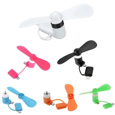 3 In 1 Electric Mini USB Cellphone Fan Portable USB Mini Fan For Laptop