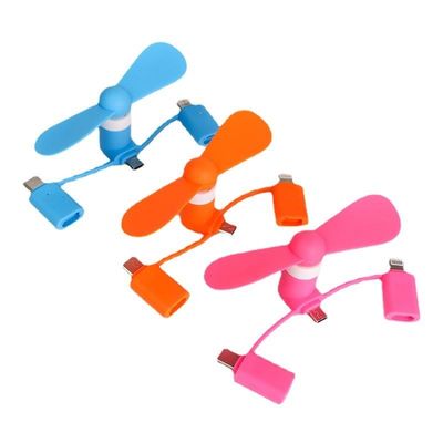 3 In 1 Electric Mini USB Cellphone Fan Portable USB Mini Fan For Laptop
