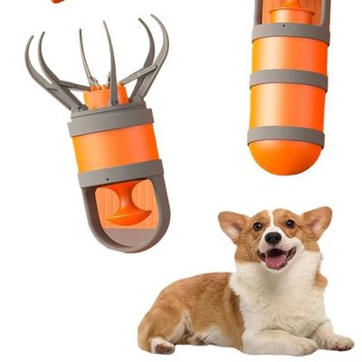 Plastic Pet Accessories Portable Dog Poop Scooper Pet Garbage Bag Toilet Picker