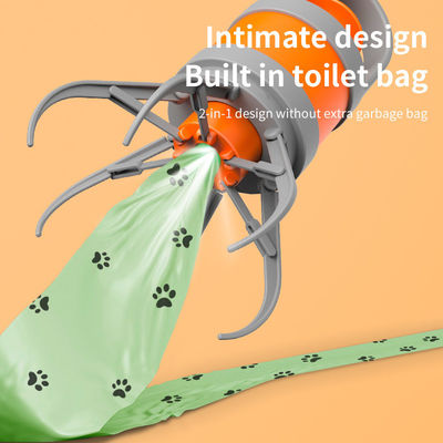 Plastic Pet Accessories Portable Dog Poop Scooper Pet Garbage Bag Toilet Picker