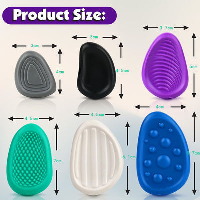 Food Grade Silicone Fidget Sensory Toy Stones Baby Sensory Teether Toy