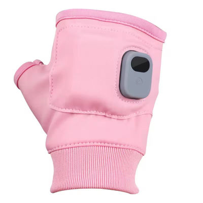Washable Waterproof Heated Gloves Hand Warmer USB Rechargeable Half Finger Touch Screen Gloves