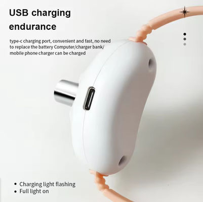 Automatic Rechargeable Laser Cat USB Collar Silicone ABS Teaser Laser Collar interactive pet kitten toy