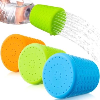 Portable Pet Dog Shower Head Outdoor Water Sprayer Pet Bathing Tools Water tube Dog Paw Cleaner Silicone Pet Dog Shower Head