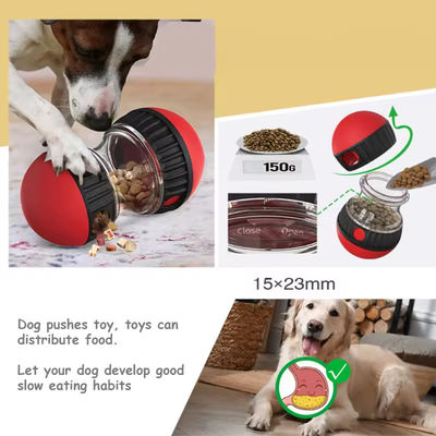 Slow Feeding Food Dispenser Dog Toy Pet Slow Leaking Food Feeder Ball Toys