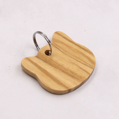 Wooden Puppy Name Tag For Pet Collar Laser Engrave Dog Cat Tag Blank Wood Charms